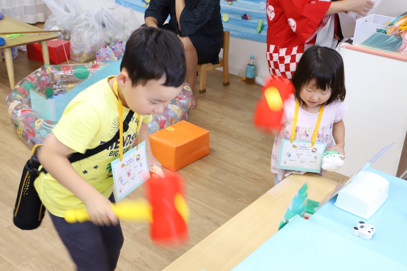 夏祭りの様子（ワニワニパニック）